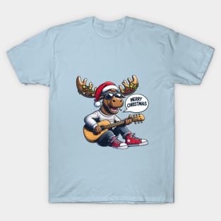 Merry Christmoose Moose Christmas 2024 T-Shirt